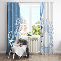 Argentina La Albiceleste Window Curtain Vamos Argentina - Wonder Print Shop