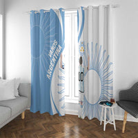 Argentina La Albiceleste Window Curtain Vamos Argentina - Wonder Print Shop