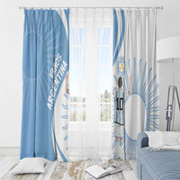 Argentina La Albiceleste Window Curtain Vamos Argentina - Wonder Print Shop