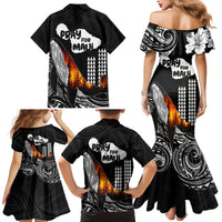 Hawaii Humpback Whale Family Matching Mermaid Dress and Hawaiian Shirt Be Strong - Pray For Maui LT7 - Wonder Print Shop