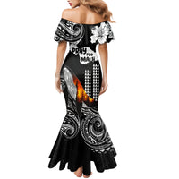 Hawaii Humpback Whale Family Matching Mermaid Dress and Hawaiian Shirt Be Strong - Pray For Maui LT7 - Wonder Print Shop