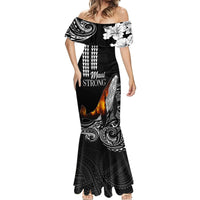 Hawaii Humpback Whale Mermaid Dress Be Strong - Pray For Maui - Wonder Print Shop