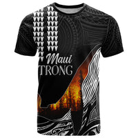 Hawaii Humpback Whale T Shirt Be Strong - Pray For Maui - Wonder Print Shop
