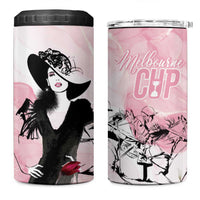 Melbourne Horse Racing Cup Pink Out Derby 4 in 1 Can Cooler Tumbler - Wonder Print Shop