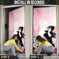 Melbourne Horse Racing Cup Pink Out Derby Door Cover - Wonder Print Shop