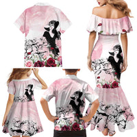 Melbourne Horse Racing Cup Pink Out Derby Family Matching Mermaid Dress and Hawaiian Shirt - Wonder Print Shop