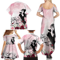 Melbourne Horse Racing Cup Pink Out Derby Family Matching Summer Maxi Dress and Hawaiian Shirt - Wonder Print Shop
