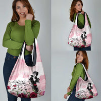 Melbourne Horse Racing Cup Pink Out Derby Grocery Bag - Wonder Print Shop