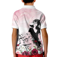 Melbourne Horse Racing Cup Pink Out Derby Kid Polo Shirt - Wonder Print Shop
