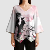Melbourne Horse Racing Cup Pink Out Derby Kimono Sleeve Blouse - Wonder Print Shop
