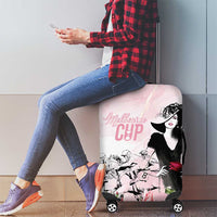 Melbourne Horse Racing Cup Pink Out Derby Luggage Cover - Wonder Print Shop