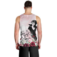 Melbourne Horse Racing Cup Pink Out Derby Men Tank Top - Wonder Print Shop