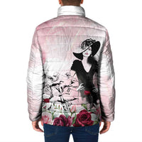 Melbourne Horse Racing Cup Pink Out Derby Padded Jacket - Wonder Print Shop