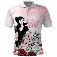 Melbourne Horse Racing Cup Pink Out Derby Polo Shirt - Wonder Print Shop