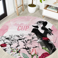 Melbourne Horse Racing Cup Pink Out Derby Round Carpet - Wonder Print Shop
