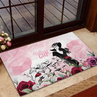 Melbourne Horse Racing Cup Pink Out Derby Rubber Doormat - Wonder Print Shop