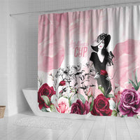 Melbourne Horse Racing Cup Pink Out Derby Shower Curtain - Wonder Print Shop