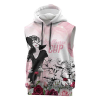 Melbourne Horse Racing Cup Pink Out Derby Sleeveless Hoodie - Wonder Print Shop