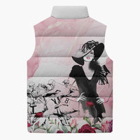 Melbourne Horse Racing Cup Pink Out Derby Sleeveless Puffer Jacket - Wonder Print Shop