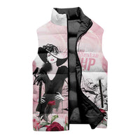 Melbourne Horse Racing Cup Pink Out Derby Sleeveless Puffer Jacket - Wonder Print Shop