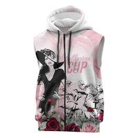 Melbourne Horse Racing Cup Pink Out Derby Sleeveless Zip Hoodie - Wonder Print Shop