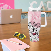 Melbourne Horse Racing Cup Pink Out Derby Tumbler With Handle - Wonder Print Shop