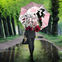 Melbourne Horse Racing Cup Pink Out Derby Umbrella - Wonder Print Shop