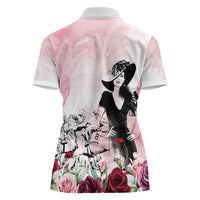 Melbourne Horse Racing Cup Pink Out Derby Women Polo Shirt - Wonder Print Shop