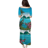 Saint Lucia Island Puletasi Pitons Landscape