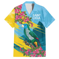 Saint Lucia Family Matching Tank Maxi Dress and Hawaiian Shirt Tropical Vibes