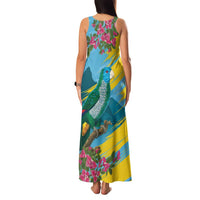 Saint Lucia Family Matching Tank Maxi Dress and Hawaiian Shirt Tropical Vibes