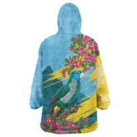 Saint Lucia Wearable Blanket Hoodie Tropical Vibes