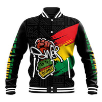 Juneteenth Baseball Jacket Power To The People LT7 - Wonder Print Shop