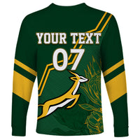 South Africa Rugby 2023 Long Sleeve Shirt Champions GO Bokke - Wonder Print Shop