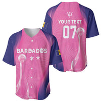 Barbados Cricket Custom Baseball Jersey Royal Champions - Tropical Vibes - Wonder Print Shop