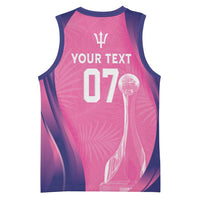 Barbados Cricket Custom Basketball Jersey Royal Champions - Tropical Vibes - Wonder Print Shop