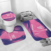 Barbados Cricket Custom Bathroom Set Royal Champions - Tropical Vibes - Wonder Print Shop