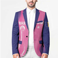 Barbados Cricket Custom Blazer Royal Champions - Tropical Vibes - Wonder Print Shop