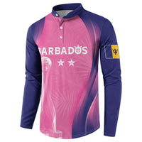 Barbados Cricket Custom Button Sweatshirt Royal Champions - Tropical Vibes - Wonder Print Shop