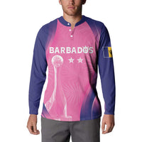 Barbados Cricket Custom Button Sweatshirt Royal Champions - Tropical Vibes - Wonder Print Shop