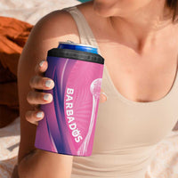 Barbados Cricket Custom 4 in 1 Can Cooler Tumbler Royal Champions - Tropical Vibes - Wonder Print Shop