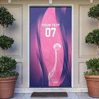 Barbados Cricket Custom Door Cover Royal Champions - Tropical Vibes - Wonder Print Shop