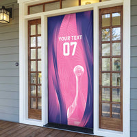 Barbados Cricket Custom Door Cover Royal Champions - Tropical Vibes - Wonder Print Shop