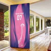 Barbados Cricket Custom Door Cover Royal Champions - Tropical Vibes - Wonder Print Shop