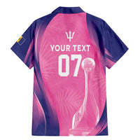 Barbados Cricket Custom Family Matching Mermaid Dress and Hawaiian Shirt Royal Champions - Tropical Vibes - Wonder Print Shop