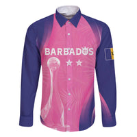 Barbados Cricket Custom Family Matching Off The Shoulder Long Sleeve Dress and Hawaiian Shirt Royal Champions - Tropical Vibes - Wonder Print Shop