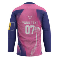 Barbados Cricket Custom Hockey Jersey Royal Champions - Tropical Vibes - Wonder Print Shop
