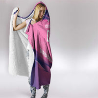 Barbados Cricket Custom Hooded Blanket Royal Champions - Tropical Vibes - Wonder Print Shop