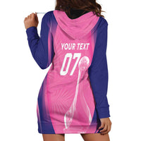 Barbados Cricket Custom Hoodie Dress Royal Champions - Tropical Vibes - Wonder Print Shop