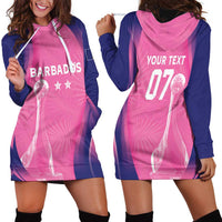 Barbados Cricket Custom Hoodie Dress Royal Champions - Tropical Vibes - Wonder Print Shop